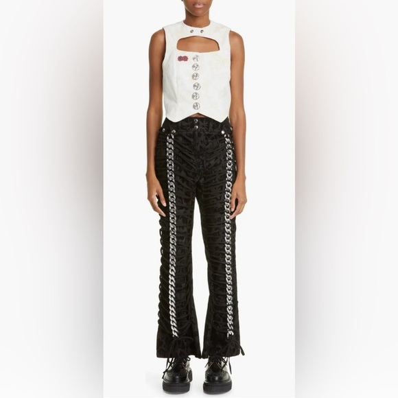 Chopova Lowena Panther Chain Trousers - Picture 1 of 13